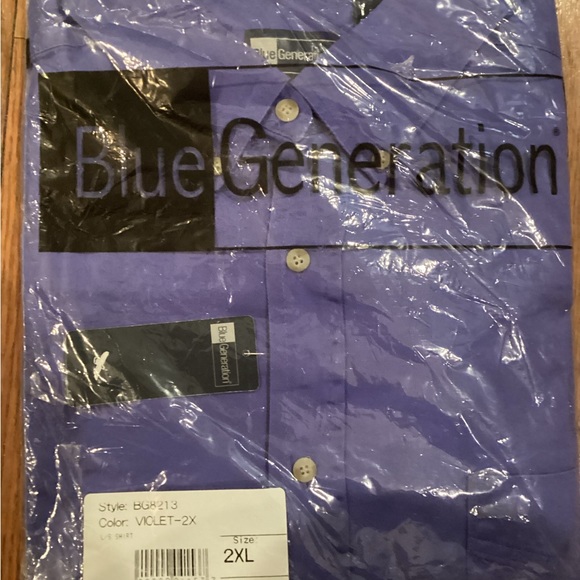 Men’s New Blue Generation Dress Shirt - Picture 3 of 4